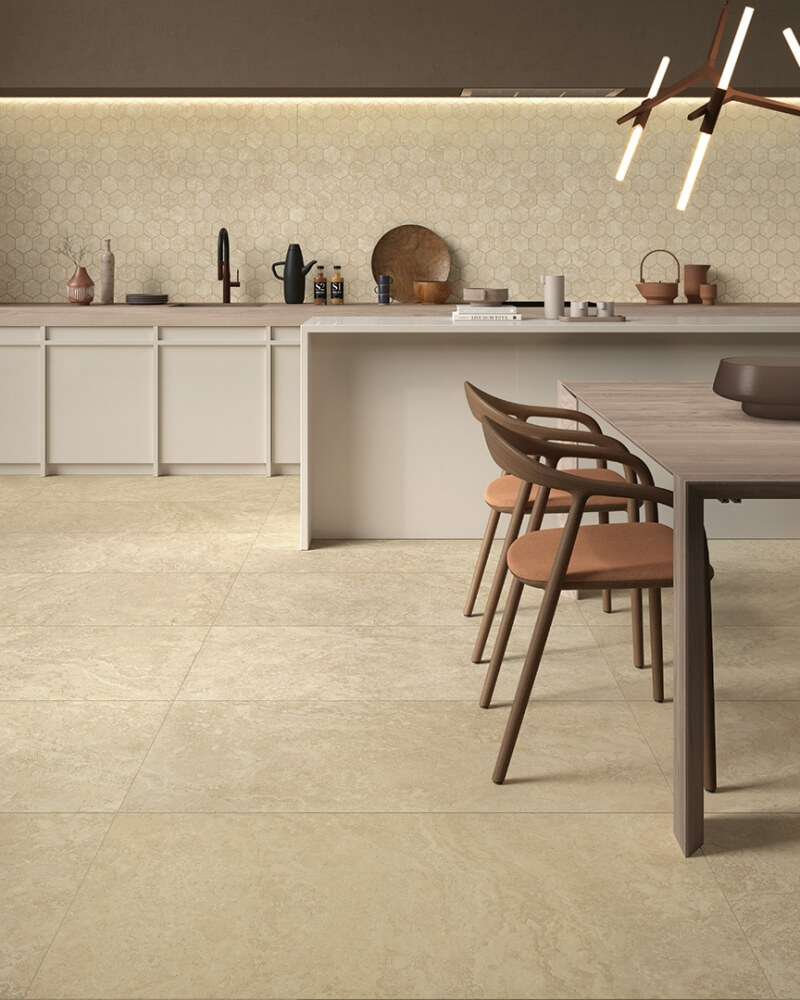 CASTELVETRO - Roma Beige travertin burkolat