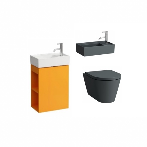 LAUFEN - Kartell kézmosó, wc
